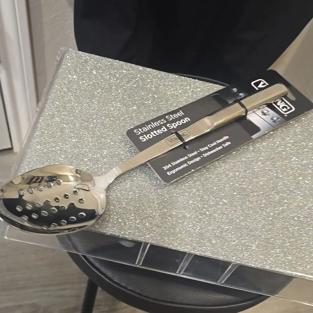 Viking Stainless Steel Slotted Spoon